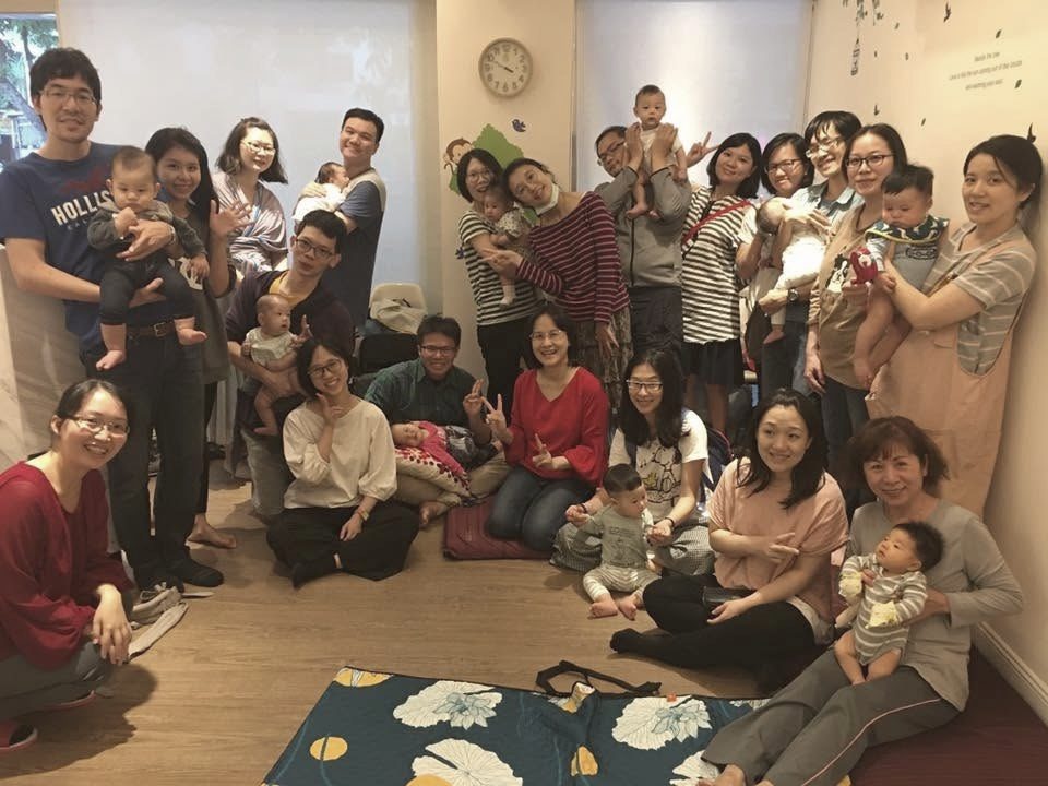母乳支持團體聚會合影